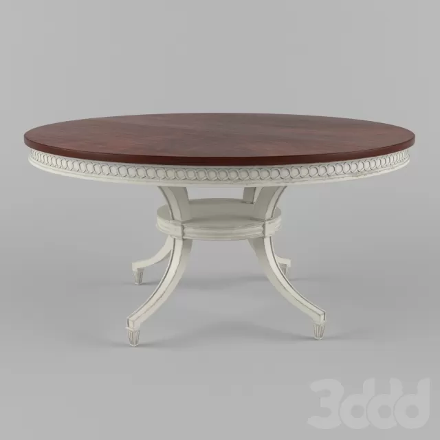 Villa Couture Ana Round Table in Glaze – 228081