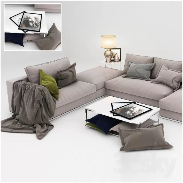 3DSKYMODEL – Sofa – 1238