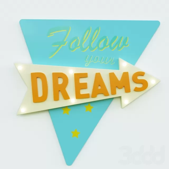 Wall Light Follow your Dreams – 228379 Wall Light Follow your Dreams – 228379