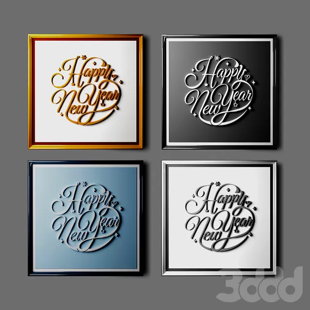 Wall pictures New Year – 228405