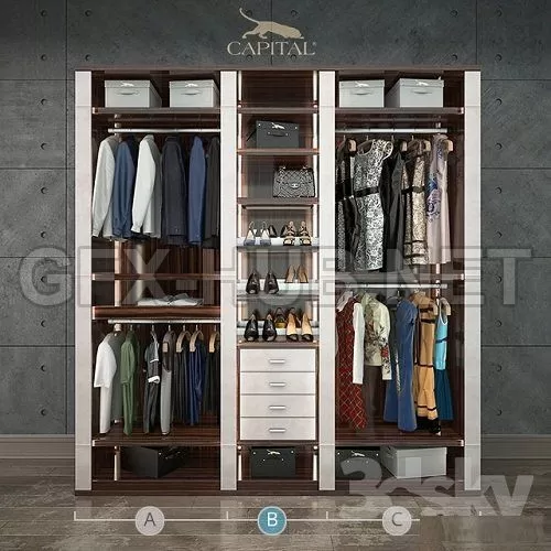 Wardrobe VENERE Capital collectionsegment B Shoes – 228497