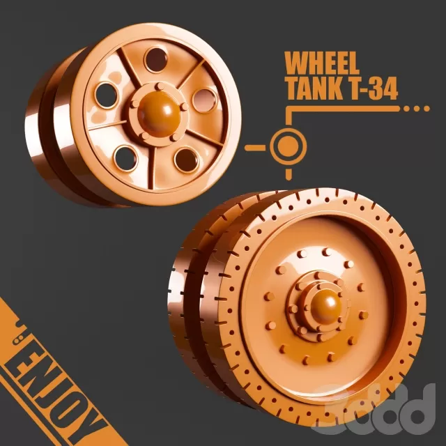Wheel Tank T-34 – 228675