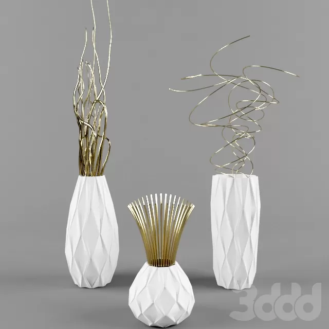 white bronze vase – 228683