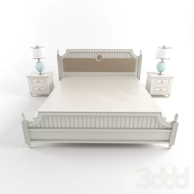 White pearl bed – 228695