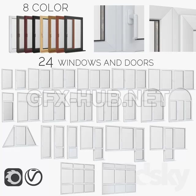 Windows PVC doors – 228753 Windows PVC doors – 228753