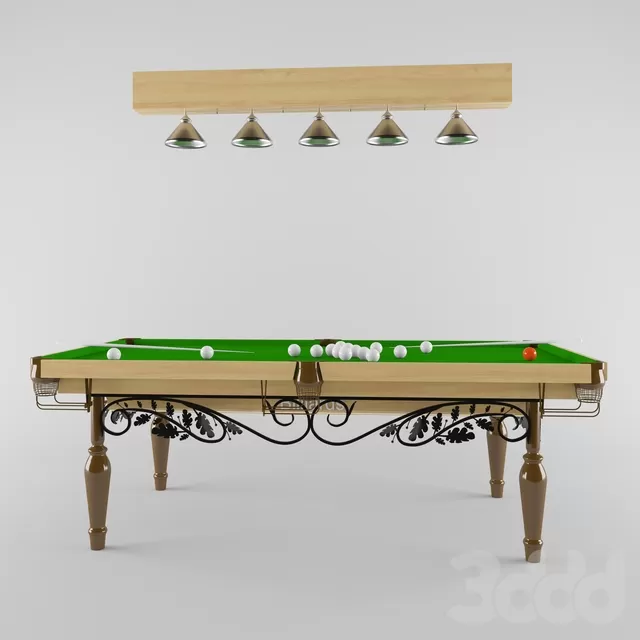 Wrought iron billiard – 229041