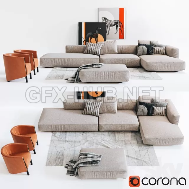 Zanotta Sofa – 229163