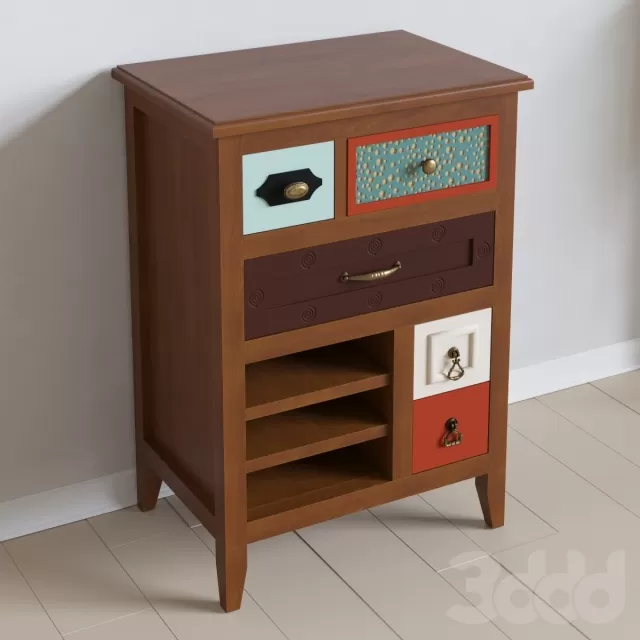 Вертикальная тумба Gouache Birch – 230191