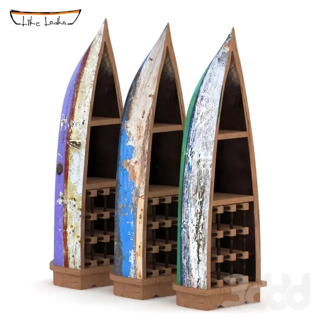 Винный шкаф из лодки Like Lodka 140 см. – 230225