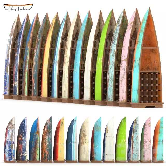 Винный шкаф из лодки Like Lodka 220 см. – 230227