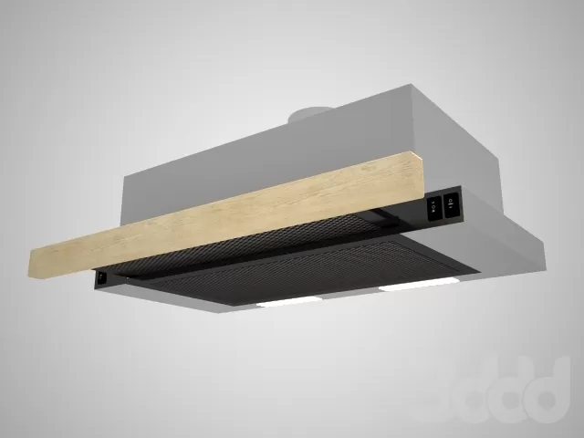 Вытяжка встраиваемая Krona Kamilla wood – 230397