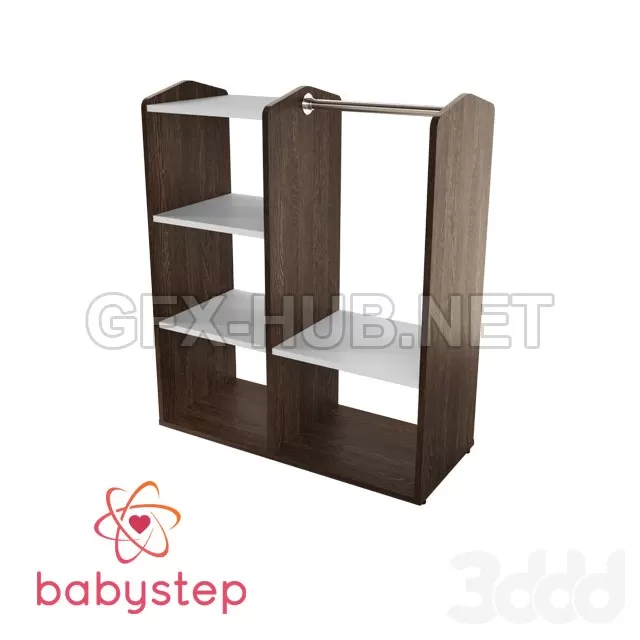 Гардероб детский babystep Лофт935 открытый – 230435