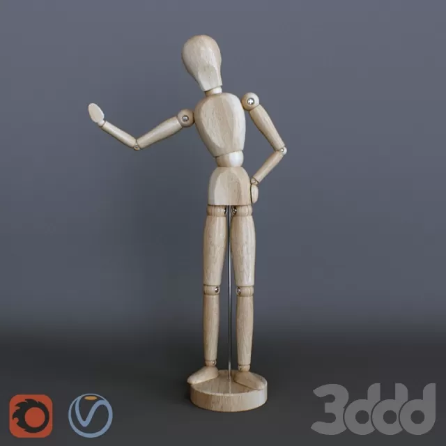 Гестальтафигурка деревянного человечка – 230453