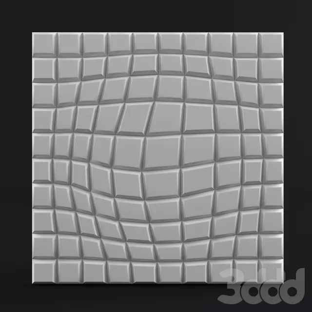 Гипсовая 3d панель Бачо Ilusio – 230481