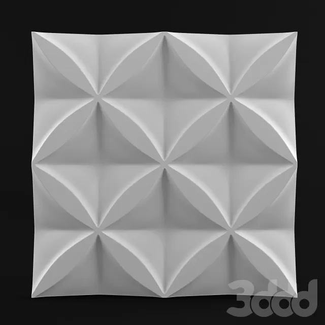 Гипсовая 3d панель Бачо Print – 230483