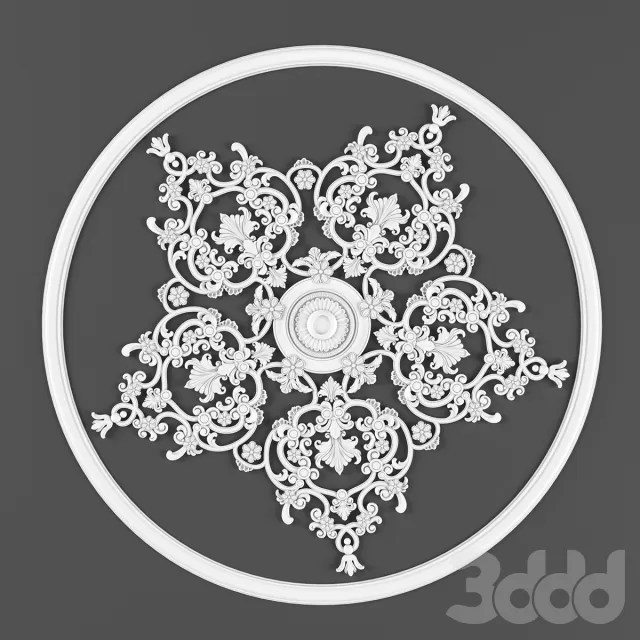 Гипсовая розетка – 230489