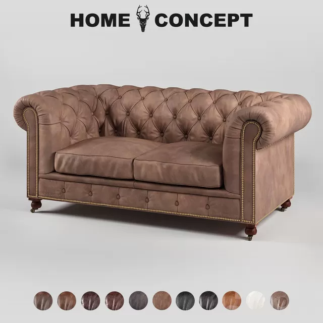 Двухместный диван Кенсингтонотделка кожейKensington 2 Seater – 230777
