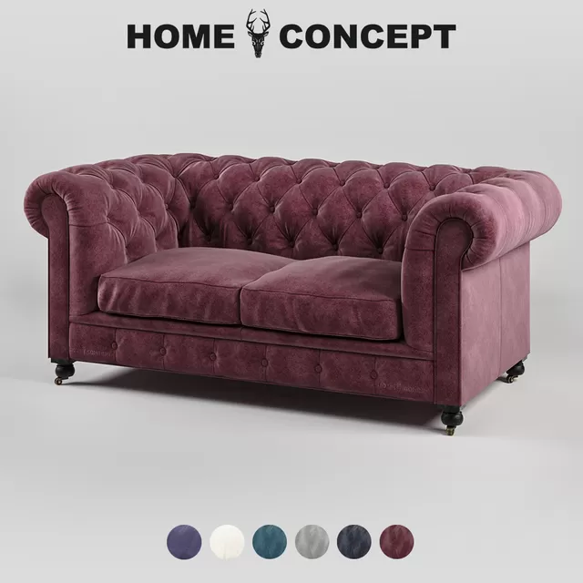 Двухместный диван Кенсингтонотделка тканьюKensington 2 Seater – 230779