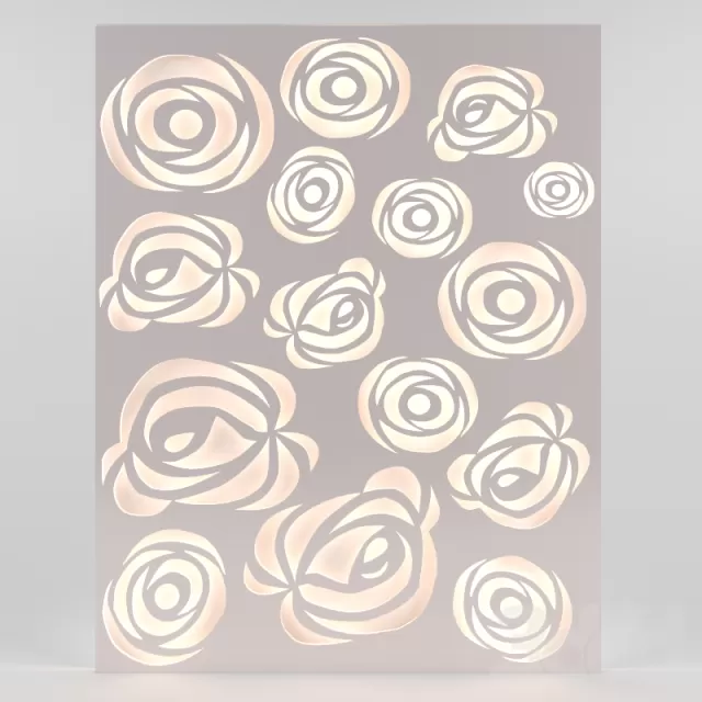 Декоративная панель с подсветкой – 230883