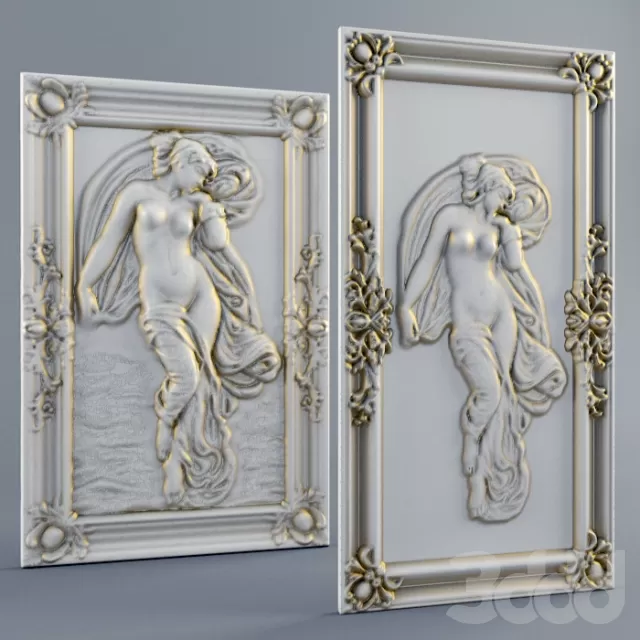 Декоративное панно на стену – 2шт – 230937