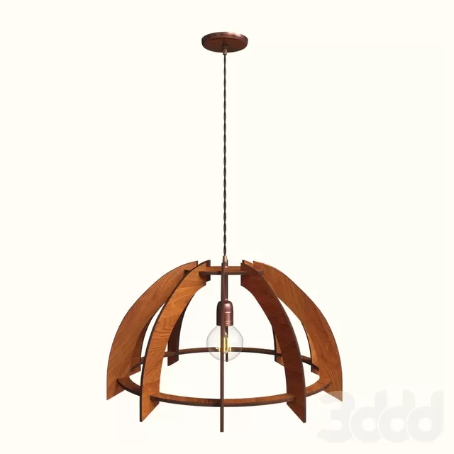 Деревянная люстра в стиле Лофт – 231047