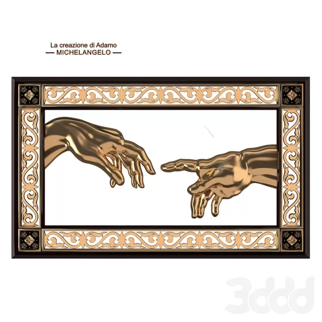 Деревянная панель Сотворение – 231055