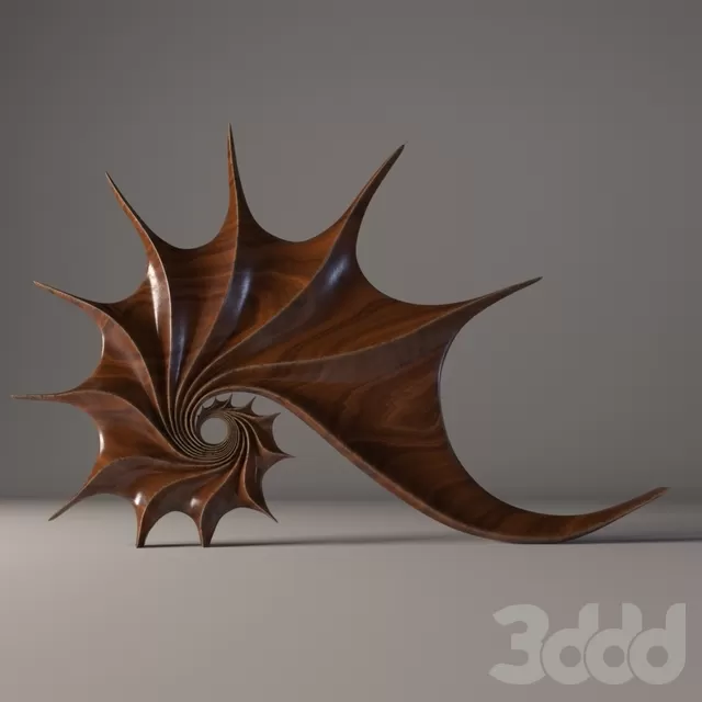 Деревянная скульптура Ракушка – 231063