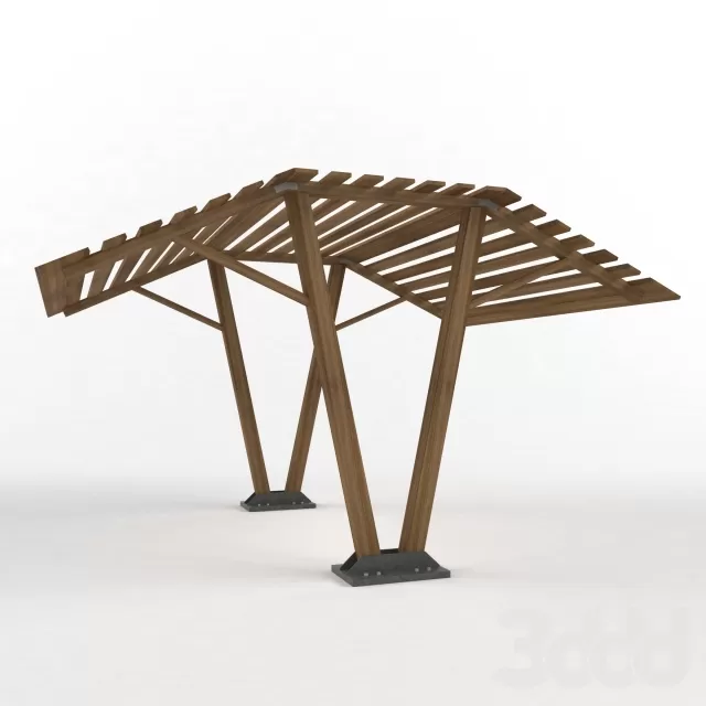 Деревянный навес – 231077