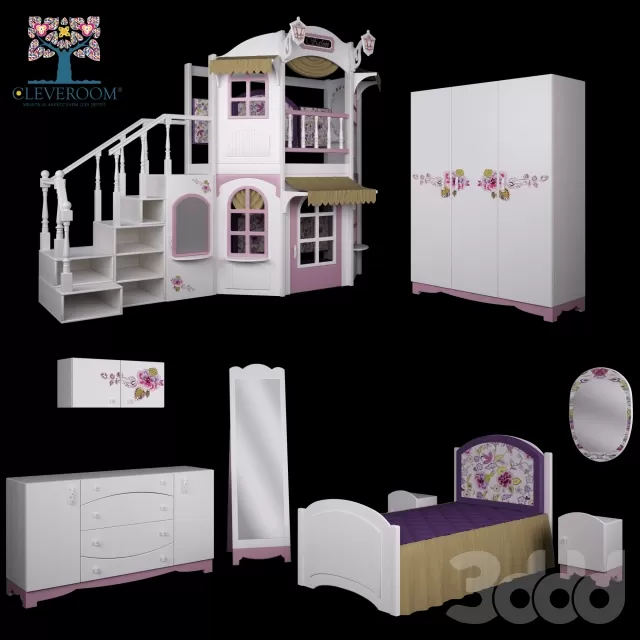 Детская мебель Cleverroom La Fleur – 231125