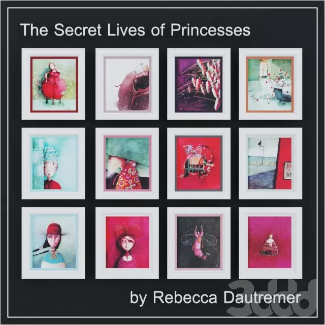 Детские иллюстрации от Rebecca Dautremer (21 шт.) – 231145