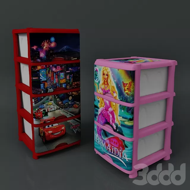 Детский пластиковый комод – 231197