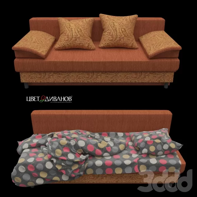 Диван Мадрид с бельем – 231453