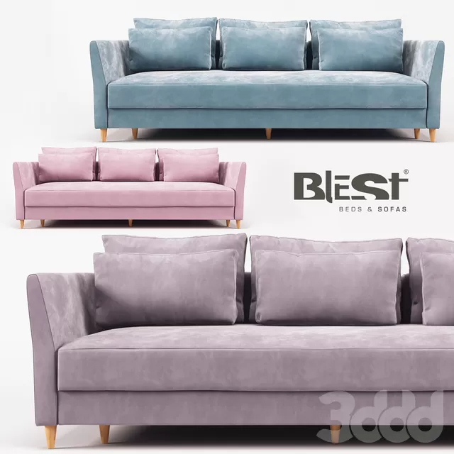 Диван прямой Атари в конфигурации DL3 от производителя Blest TM – 231475