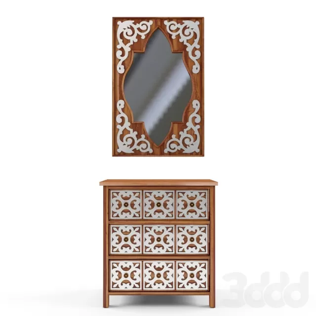 Зеркало и комод Tanger – 231897
