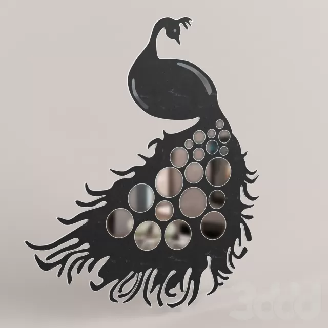 Зеркало-декор Павлин – 231941