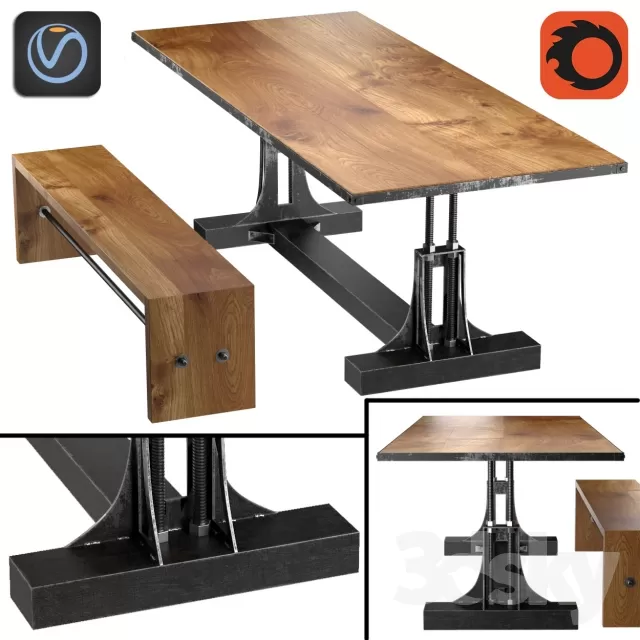 3DSKYMODEL – Table – 1428