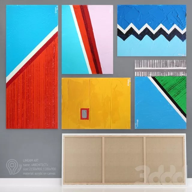 Картины. Серия. Architect by LINGAM ART – 232259