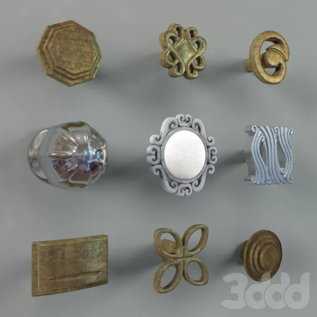 классические бронзовые ручки кнопки от Макмарт – 232383