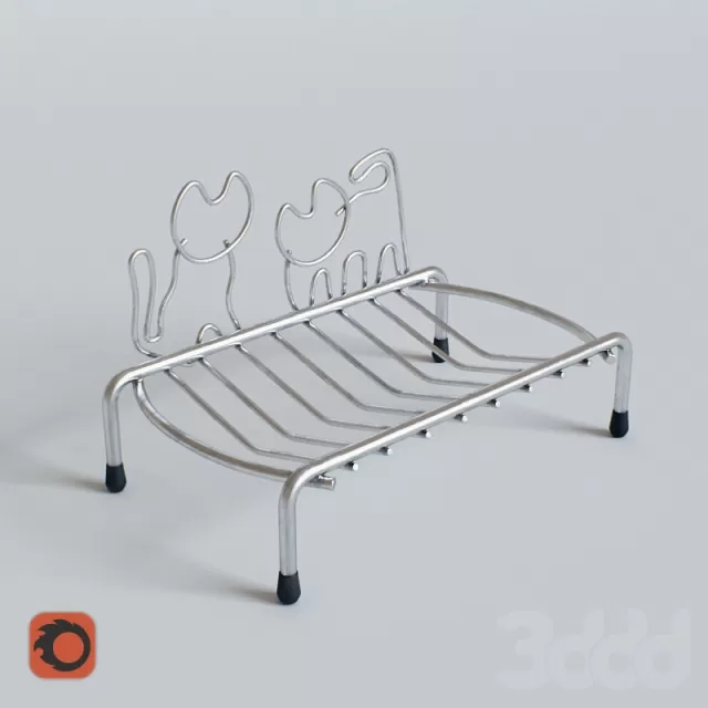 Кованая мыльница из стали – 232437