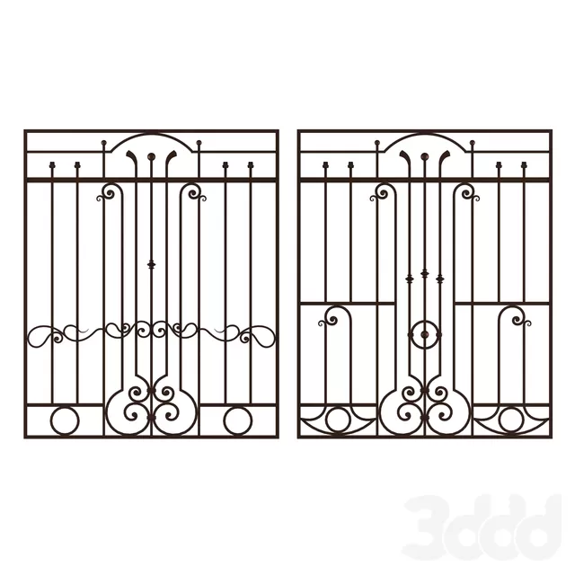 Кованая решетка 1 – 232443