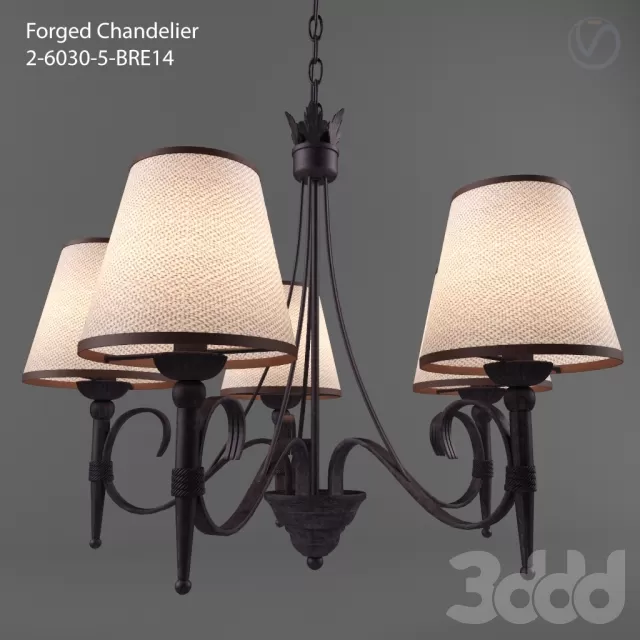 Кованная люстра 2-6030-5-BR E14 – 232449
