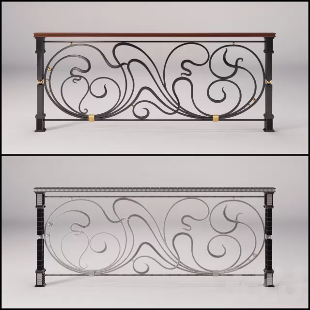 кованная перила – 232451