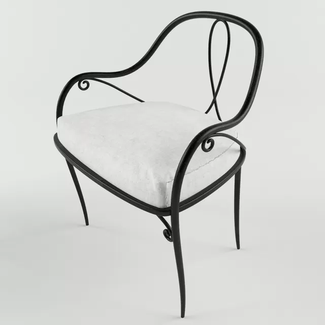 Кованый стул с подлокотниками Classic – 232465