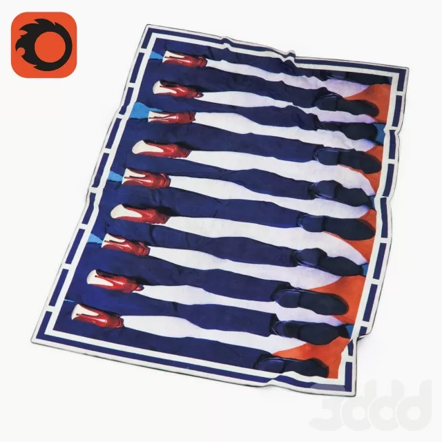 Ковер Legs коллекция Seletti Wears Toiletpaper – 232477