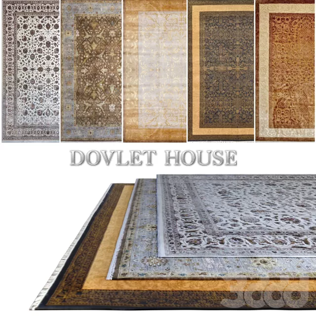 Ковры DOVLET HOUSE 5 штук (part 112) – 232567