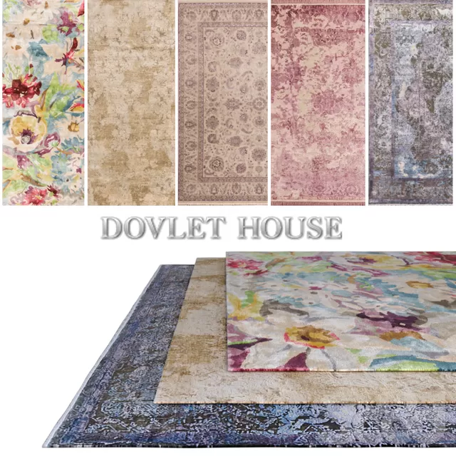 Ковры DOVLET HOUSE 5 штук (part 118) – 232579