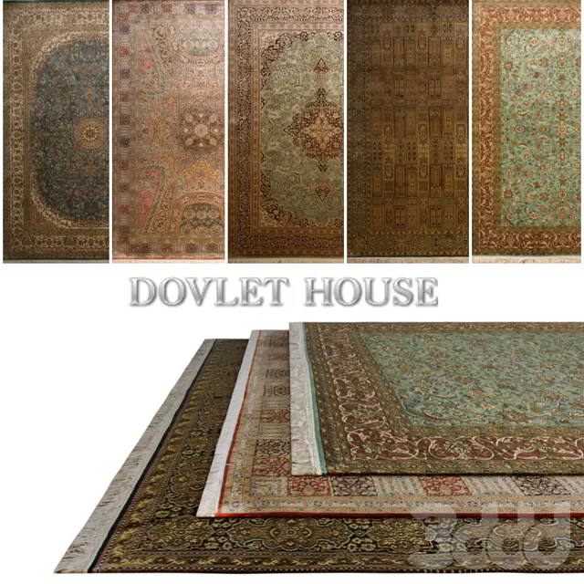 Ковры DOVLET HOUSE 5 штук (part 121) – 232587
