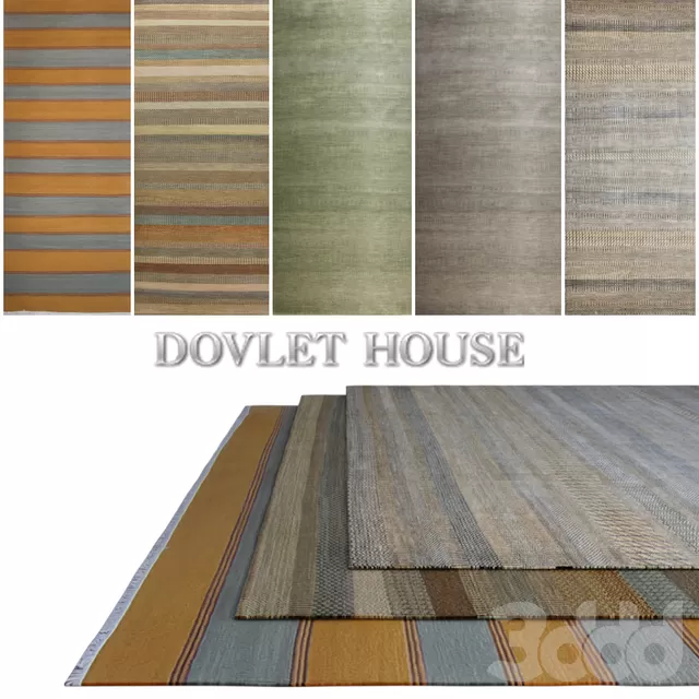 Ковры DOVLET HOUSE 5 штук (part 123) – 232591