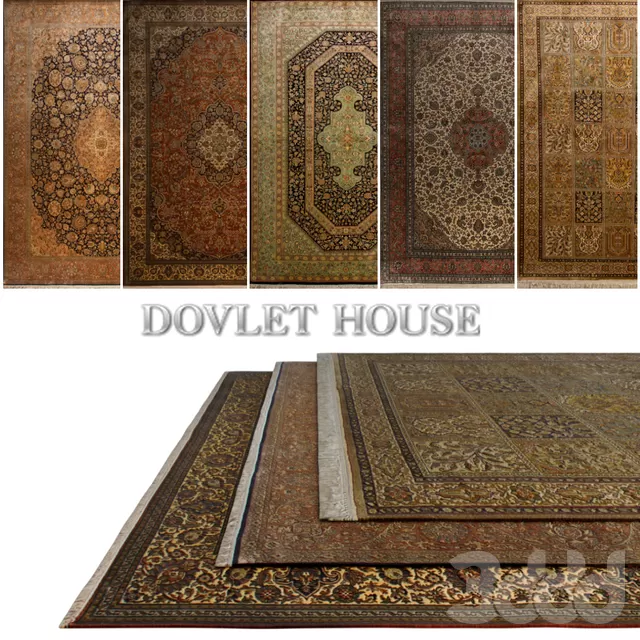 Ковры DOVLET HOUSE 5 штук (part 127) – 232599