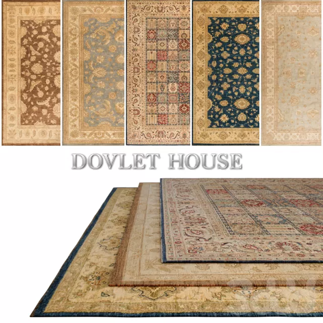 Ковры DOVLET HOUSE 5 штук (part 132) – 232611